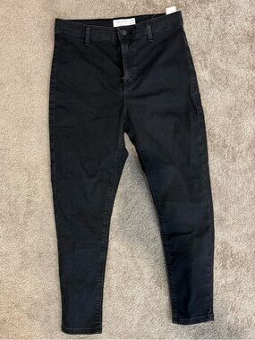 Topshop Black Joni Skinny Jeans